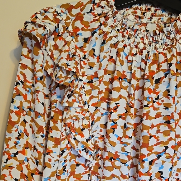 Multicolor Ruffle Blouse - Picture 2 of 2